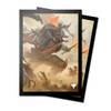 MTG Outlaws of Thunder Junction Deck Protector Sleeves Key Art featuring Rakdos, the Muscle (100)