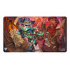 MTG Outlaws of Thunder Junction Playmat Key Art featuring Tinybones, the Pickpocket