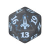 Magic Murders at Karlov Manor Spindown Dice - Black w/ Blue