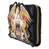 Queen Logo Crest Zip-Around Wallet