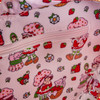 Strawberry Shortcake Denim Heart Crossbody Bag