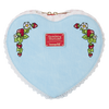 Strawberry Shortcake Denim Heart Crossbody Bag