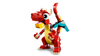 Creator 3in1 Red Dragon Animal Toy Set 31145