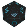 Magic Outlaws of Thunder Junction Spindown Dice  - Black w/ Blue