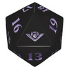 Magic Outlaws of Thunder Junction Spindown Dice  - Black w/ Purple