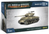 Clash of Steel: American M4A3E8 Easy Eight Tank Platoon (x3 Plastic)