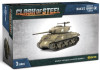 Clash of Steel: American M4A3E2 Jumbo Tank Platoon (x3 Plastic)