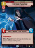 Emperor Palpatine, Master of the Dark Side (Hyperspace Frame Foil)