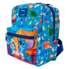 Disney: Lilo & Stitch Camping Cuties All-Over Print Nylon Square Mini Backpack