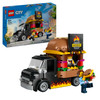 City Burger Van Food Truck Vehicle Toy Set 60404