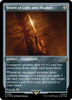 Sword of Light and Shadow (Etched Foil)