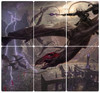 Flight of the Witch-King - Set of 6 Holiday Scene Art Cards | The Lord of the Rings Commander