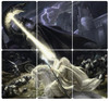 Gandalf in the Pelennor Fields - Set of 6 Holiday Scene Art Cards | The Lord of the Rings Commander