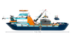 City Arctic Explorer Ship with Helicopter Toy and Crane 60368