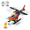City Fire Rescue Helicopter Toy Vehicle Set 60411