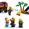 City 4x4 Fire Engine with Rescue Boat Set 60412