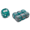 SV Twilight Masquerade Blue Sparkle Die w/ Grey & Turquoise (small) Dice