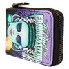 Universal Monsters: Bride of Frankenstein Neon Mask Zip Around Wallet
