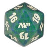 Magic M11 Spindown Dice Green