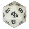 Magic Judgment Spindown Dice White