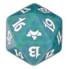 Magic Eventide Spindown Dice Green