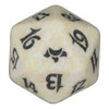 Magic Eventide Spindown Dice White