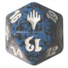 Magic Planeswalker Symbol Spindown Dice Blue and Black