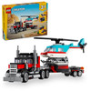 Creator 3in1 Flatbed Truck with Helicopter Set 31146