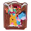 Disney: Winnie the Pooh Holiday Scene Pooh & Friends Zip Around Wallet