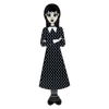 Wednesday: Addams Paper Doll Pin
