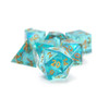 Sharp Aqua Fairy 7-Piece Polyhedral Dice Set