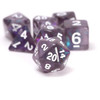 Treasures Unearthed: Amethyst 7-Piece Polyhedral Dice Set