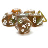 Treasures Unearthed: Peridot 7-Piece Polyhedral Dice Set