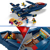 Marvel X-Men X-Jet Buildable Toy Plane Model Set 76281