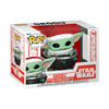POP! Star Wars #746 Holiday Grogu with Santa Hat in Pram