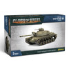 Clash of Steel: American M48 Patton Medium Tank Platoon (x3 Plastic)