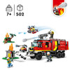 City Fire Command Unit Set with Fire Engine 60374