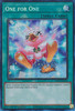 RA03-EN056 One for One (Alternate Artwork) (Collector's Rare)