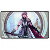 MTG FINAL FANTASY Black Stitched Playmat Premium featuring Lightning, Army of One