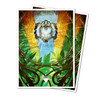 MTG Aetherdrift 105ct Apex Deck Protector sleeves Serialized Card featuring The Aetherspark