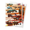 MTG Aetherdrift 105ct Apex Deck Protector sleeves Set Symbol featuring Finish Line Bundle Art