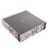 Magnetic Dice Tray Square: Black/Gray