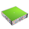 Magnetic Dice Tray Square: Black/Green
