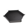Magnetic Dice Tray Hexagonal: Black/Grey