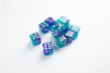 Galaxy Series - Neptune - D6 Dice Set 16 mm (12 pcs) Blue/Purple