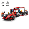 City F1 Pit Stop & Pit Crew with Ferrari Car Toy 60443