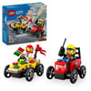 City Pizza vs. Fire Truck Race Car Pack 60458