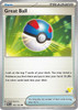 SV Paldea Evolved 183/193 Great Ball (Pikachu Symbol 38)