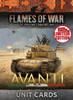 Flames of War - Avanti Unit Cards (21x Cards)