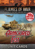 Flames of War - Armoured Fist Unit Cards (39x Cards)